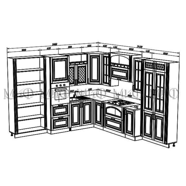 Набор модулей кухня Престиж