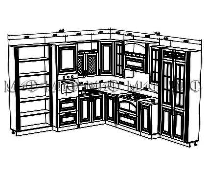 Набор модулей кухня Престиж