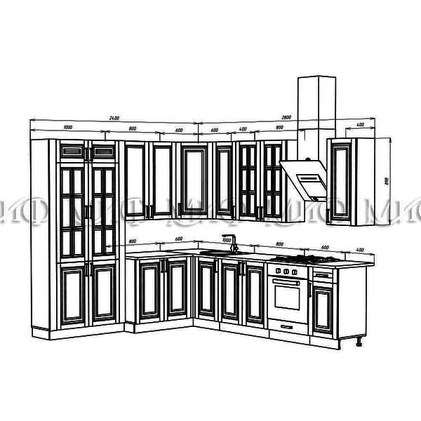 Набор модулей кухня Престиж
