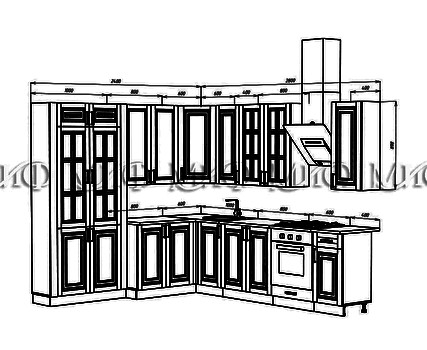 Набор модулей кухня Престиж