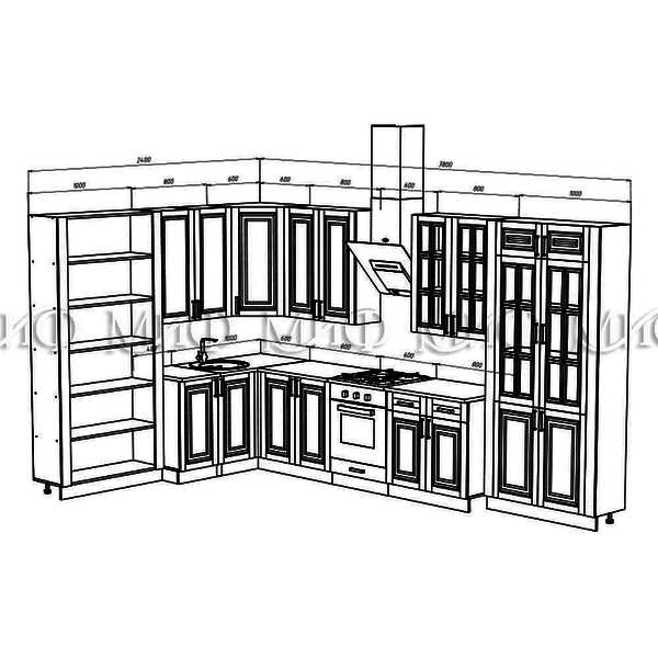 Набор модулей кухня Престиж
