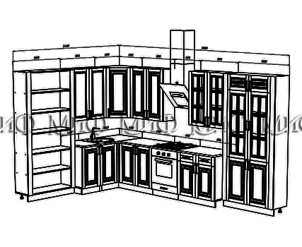 Набор модулей кухня Престиж