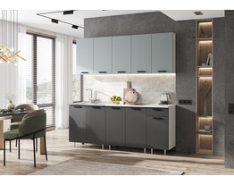 На фото ЛДСП Кухня Бриз