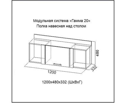Гостиная Гамма-20 фабрика SV-Мебель