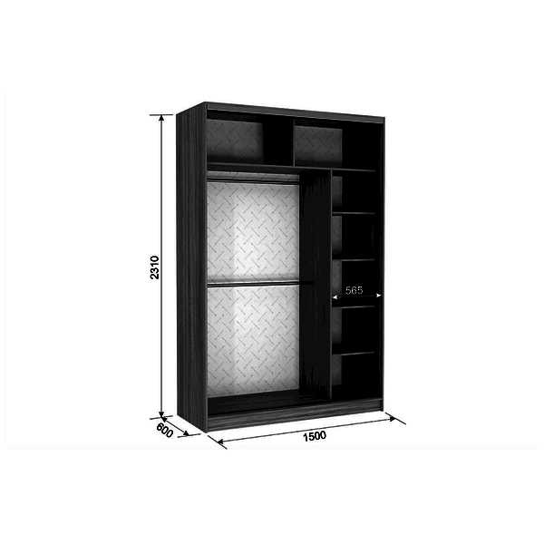 ШКАФ-КУПЕ ГРАНД 7-600 79 фабрика Мебельсон