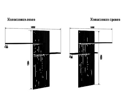 Надстройка (полка) Моди, фабрика Мебельсон
